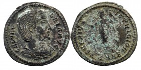 Galeria Valeria AE Nummus. Heraclea, AD 308-310.
5,31 gr. 26 mm