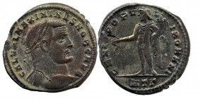 Galerius, as Caesar, AD 303-304 Heraclea silvered Follis AE
9,63 gr. 29 mm
