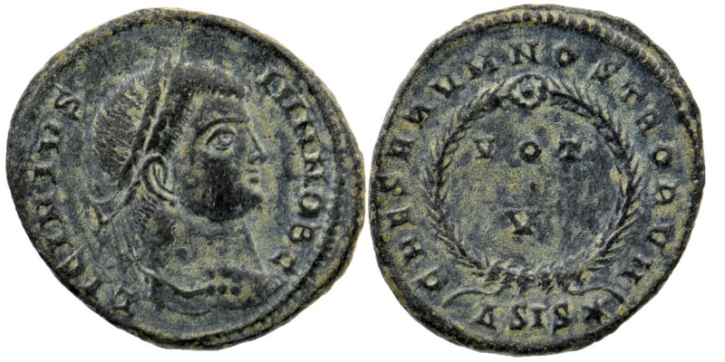 Licinius II. Caesar, A.D. 317-324. AE 3 centenionalis AE Siscia
laureate head ri...