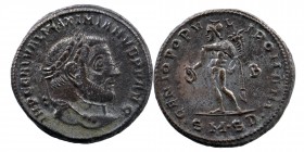 Maximinus II. Daia AE Silvered Follis Serdica
12,10 gr. 28 mm