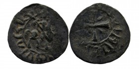Cilician Armenia, Smpad (1296-1298) AE
Smpad on horseback right holding mace./Cross pattée with lis between small pellets in quarters. 
Cf. AC 413.
4,...