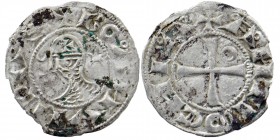 Bohemond III AR Denier Angtioch 1163-1188 AD
BOAИVHDVS, helmeted and mailed head left; crescent before,
star behind / + AИTI:OCHIA, cross pattée; cres...