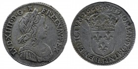 France, Kingdom. Louis XIV 'the Sun King' (AD 1643-1715) AR
laureate and draped bust right.
crowned coat-of-arms;
Gadoury 112; Duplessy 1472.
2,18 gr....