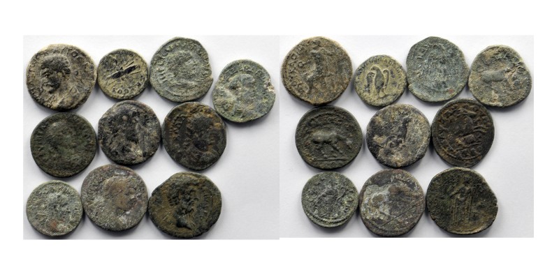 Lot of 10 Ancient Coin