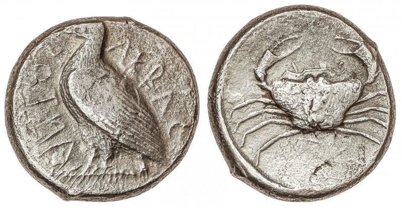 GREEK COINS
Tetradracma. 472-413 a.C. AKRAGAS. SICILIA. Anv.: AKRAC-ANTO¶. Águi...