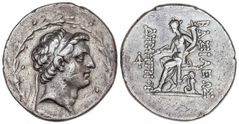 GREEK COINS
Tetradracma. 162-150 a.C. DEMETRIO I SOTER. ANTIOQUÍA. REINOS SELÉU...