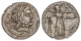 ROMAN COINS: ROMAN REPUBLIC
Denario. 80 a.C. PROCILIA-1. L. Procilius F. 3,57 grs. AR. (Leves oxidaciones). Cal-1226 ; Craw- 379/1 ; FFC-1083. EBC-.