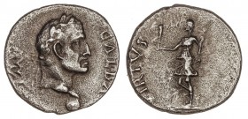 ROMAN COINS: ROMAN EMPIRE
Denario. Acuñada el 68-69 d.C. GALBA. TARRACO. Anv.: GALBA IMP. Cabeza laureada a derecha, debajo globo. Rev.: VIRTVS. Vale...