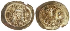 BYZANTINE COINS
Histamenon Nomisma. MIGUEL VII (1071-1078 d.C.). CONSTANTINOPLA. Anv.: Busto de Cristo de frente , a los lados IC - XC. Rev.: ¶MIXACA...