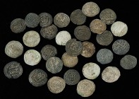 AL-ANDALUS COINS: CALIFHATE
Serie 31 monedas Dirham. AL-HAQEM II. MEDINA AZAHARA. AR. 350H (4) tipo V-447; Miles-242a, b, c, d; 351H (4) tipo V-449 M...