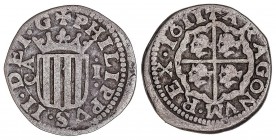 SPANISH MONARCHY: PHILIP III
Philip III
1 Real. 1611. ZARAGOZA. 2,82 grs. AR. Cal-524. MBC-.