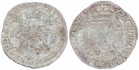 SPANISH MONARCHY: PHILIP IV
Philip IV
Patagón. 1664. BRUJAS. FLANDES. Anv.: .PHIL.IIII.D.G.HISP.ET.INDIAR.REX. Rev.: ARCHID.AVST.DVX.BVRG..CO.FLAN.Z...