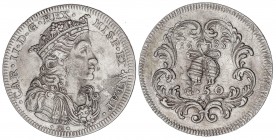 SPANISH MONARCHY: CHARLES II
Charles II
1/2 Ducado (50 Grana). 1693. NÁPOLES. AG/A. 10,84 grs. AR. (Rayitas de ajuste en reverso, normal en esta pie...