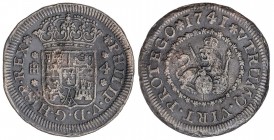 SPANISH MONARCHY: PHILIP V
Philipo V
4 Maravedís. 1741. SEGOVIA. 6,01 grs. (Cospel algo doblado). ESCASA. Cal-1992. MBC+.