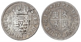 SPANISH MONARCHY: FERDINAND VI
Ferdinand VI
1 Real. 1746. MADRID. A.J. 2,75 grs. RARA. Cal-556. MBC.