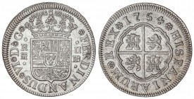 SPANISH MONARCHY: FERDINAND VI
Ferdinand VI
2 Reales. 1754. MADRID. J.B. 5,93 grs. Brillo original. MUY RARA ASÍ. Cal-482. EBC+.