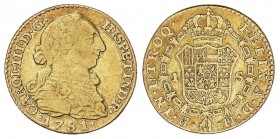 SPANISH MONARCHY: CHARLES III
Charles III
1 Escudo. 1781. MADRID. P.J. 3,06 grs. Cal-624. BC+.