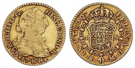 SPANISH MONARCHY: CHARLES III
Charles III
1 Escudo. 1788. MADRID. M. 3,38 grs. Cal-631. MBC-/MBC.