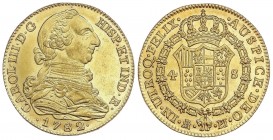 SPANISH MONARCHY: CHARLES III
Charles III
4 Escudos. 1782. MADRID. P.J. 13,55 grs. Pleno brillo original. BONITA PIEZA. RARA Y MÁS EN ESTA CALIDAD. ...