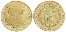 SPANISH MONARCHY: CHARLES III
Charles III
4 Escudos. 1779. POPAYÁN. S.F. 13,36 grs. Acuñación floja en anverso. ESCASA. Cal-356. MBC-/MBC.