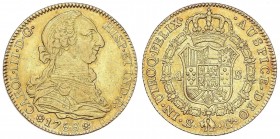 SPANISH MONARCHY: CHARLES III
Charles III
4 Escudos. 1788. SEVILLA. C./C.M. 13,45 grs. Cal-412 var. corrección ensayador. MBC+.