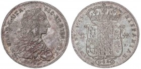 SPANISH MONARCHY: CHARLES III
Charles III
1 Piastra de 120 Grana. 1753. NÁPOLES. DeG-R. 25,04 grs. AR. (Rayitas de ajuste en reverso). Bonita pátina...