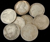 SPANISH MONARCHY: CHARLES IV
Charles IV
Lote 5 monedas 8 Reales. 1789, 1795, 1796, 1797 y 1805. LIMA. A EXAMINAR. Cal-641, 650, 651, 652, 662. BC+ a...