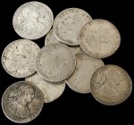SPANISH MONARCHY: CHARLES IV
Charles IV
Lote 5 monedas 8 Reales. 1790, 1791, 1792, 1793 y 1794. MÉXICO. Varios resellos chinos. A EXAMINAR. Cal-683,...