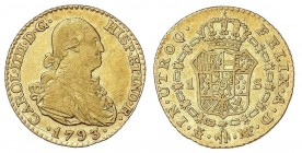 SPANISH MONARCHY: CHARLES IV
Charles IV
1 Escudo. 1793. MADRID. M.F. 3,29 grs. Cal-492. MBC+.