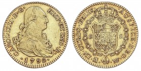 SPANISH MONARCHY: CHARLES IV
Charles IV
2 Escudos. 1790. MADRID. M.F. 6,74 grs. Cal-324. MBC+.