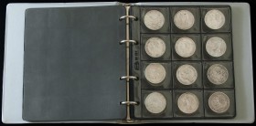 PESETA SYSTEM: LOTS
Lote 59 monedas 50 Céntimos a 5 Pesetas. 1869 a 1933. I REPÚBLICA a ALFONSO XIII. AR. 50 Céntimos (21), 1 Peseta (12), 2 Pesetas ...