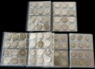 PESETA SYSTEM: LOTS
Lote 170 monedas 50 Céntimos (2), 1 (2), 2 (36) y 5 Pesetas (130). 1869 a 1905. GOBIERNO PROVISIONAL a ALFONSO XIII. Conjunto de ...
