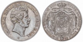WORLD COINS: GERMAN STATES
German States
Doble Thaler. 1855-B. GUILLERMO. BRUNSWICK. 36,93 grs. AR. KM-1140. EBC.