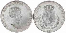 WORLD COINS: GERMAN STATES
German States
Thaler. 1809-L. LUIS I. HESSE-DARMSTADT. 28,06 grs. AR. ESCASA. KM-277. MBC+.