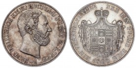 WORLD COINS: GERMAN STATES
German States
Thaler. 1860-A. PABLO FEDERICO EMILIO LEOPOLDO III. LIPPE-DETMOLD. 18,47 grs. AR. Ligera pátina. Brillo ori...
