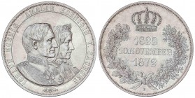 WORLD COINS: GERMAN STATES
German States
2 Thaler (3 1/2 Gulden). 1872. JUAN. SAJONIA-ALBERTINE. 36,90 grs. AR. Bodas de Oro. KM-1231.1. EBC.