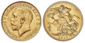WORLD COINS: AUSTRALIA
Australia
Soberano. 1917-P. JORGE V. PERTH. 7,97 grs. AU. Fr-40; KM-29. EBC-.
