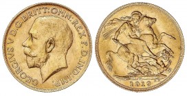 WORLD COINS: AUSTRALIA
Australia
Soberano. 1919-P. JORGE V. PERTH. 7,98 grs. AU. Fr-40; KM-29. EBC.