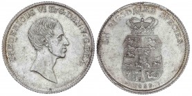 WORLD COINS: DENMARK
Denmark
Speciedaler. 1839. FEDERICO VI. I.C./W.S. 28,89 grs. AR. KM-695.4. MBC+.