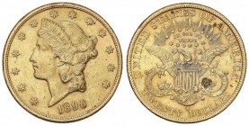 WORLD COINS: UNITED STATES
United States of America
20 Dólares. 1896-S. SAN FRANCISCO. 33,39 grs. AU. Coronet Head. (Rayitas. Manchitas). Fr-178; KM...