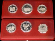 WORLD COINS: RUSSIA
Russia
Lote 2 sets 3 monedas cada uno 5 (2) y 10 Rublos. 1977. AR. Series Olimpiada Moscú ´80. En dos estuches originales con ce...