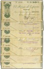 SPANISH BANK NOTES: CIVIL WAR, REPUBLICAN ZONE
Lote 7 billetes 50 Pesetas. 1 Septiembre 1936 (5), 10 Noviembre 1936 y 23 Febrero 1937. EL BANCO DE ES...