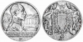 SPANISH MEDALS
Medalla. 1927. DUQUE DE ALBA. Anv.: AL DUQUE DE ALBA QUE RENUEVA LOS / ANTIGUOS TIMBRES DE SU ESTIRPE EN LOS / MODERNOS AFANES DE LA C...