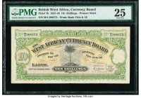 British West Africa West African Currency Board 10 Shillings 25.10.1946 Pick 7b PMG Very Fine 25. 

HID09801242017