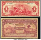 Curacao Curacao Muntbiljet 1 Gulden 1942 Pick 35a Fine; Trinidad and Tobago 5 Dollars 2.1.1939 Pick 7b Fine. 

HID09801242017