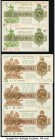 Great Britain Bank of England 10 Shillings (2); 1 Pound (3) ND (1919); ND (1922-23) Pick 358 (2); 357 Very Fine. Pencilled numbers written on each not...