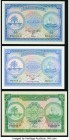 Maldives Maldivian State Government 50 (2); 100 Rupees 1960 (2); 1980 Pick 6b; 6c; 7b About Uncirculated. 

HID09801242017