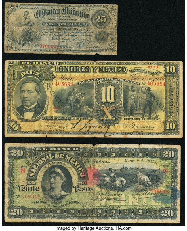 A Trio of Issues from Mexico with Examples from the Banco Londres Y Mexico, Banc...