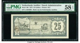 Netherlands Antilles Bank van de Nederlandse Antillen 25 Gulden 1.6.1972 Pick 10b PMG Choice About Unc 58 EPQ. 

HID09801242017