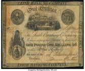 Scotland Leith Banking Company 1 Pound 1 Shilling 1.9.1825 Pick Unlisted Fine. Backed; tape repairs.

HID09801242017